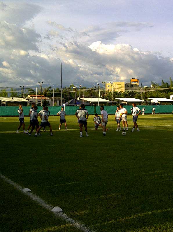 England U20s train in Armenia.